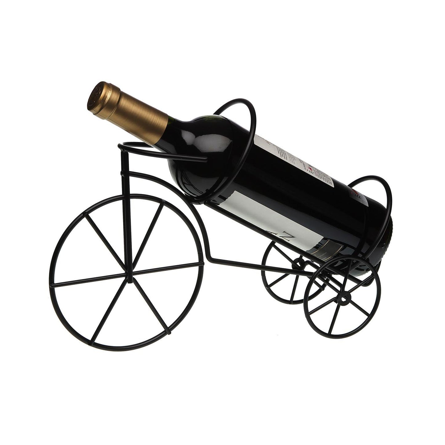 SOPORTE BOTELLA VINO BICICLETA NEGRA VERSA 2026 JUNIO