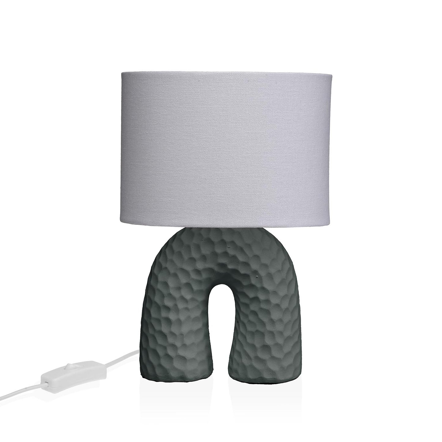 LAMPARA DE MESA ARCO GRIS VERSA 2026 JUNIO