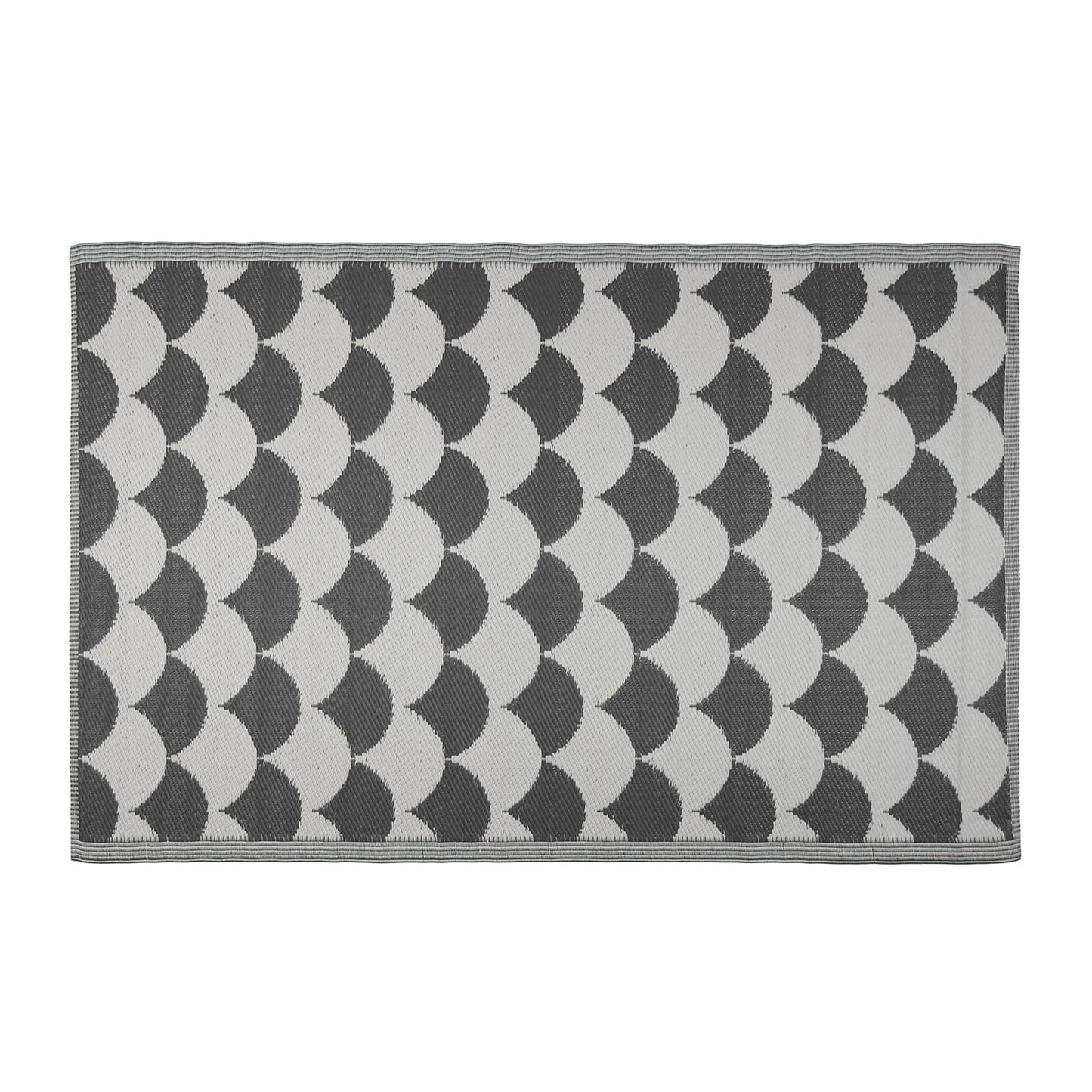 ALFOMBRA PATRÓN ESCAMAS GRIS 120X180 CM VERSA 2026 JUNIO