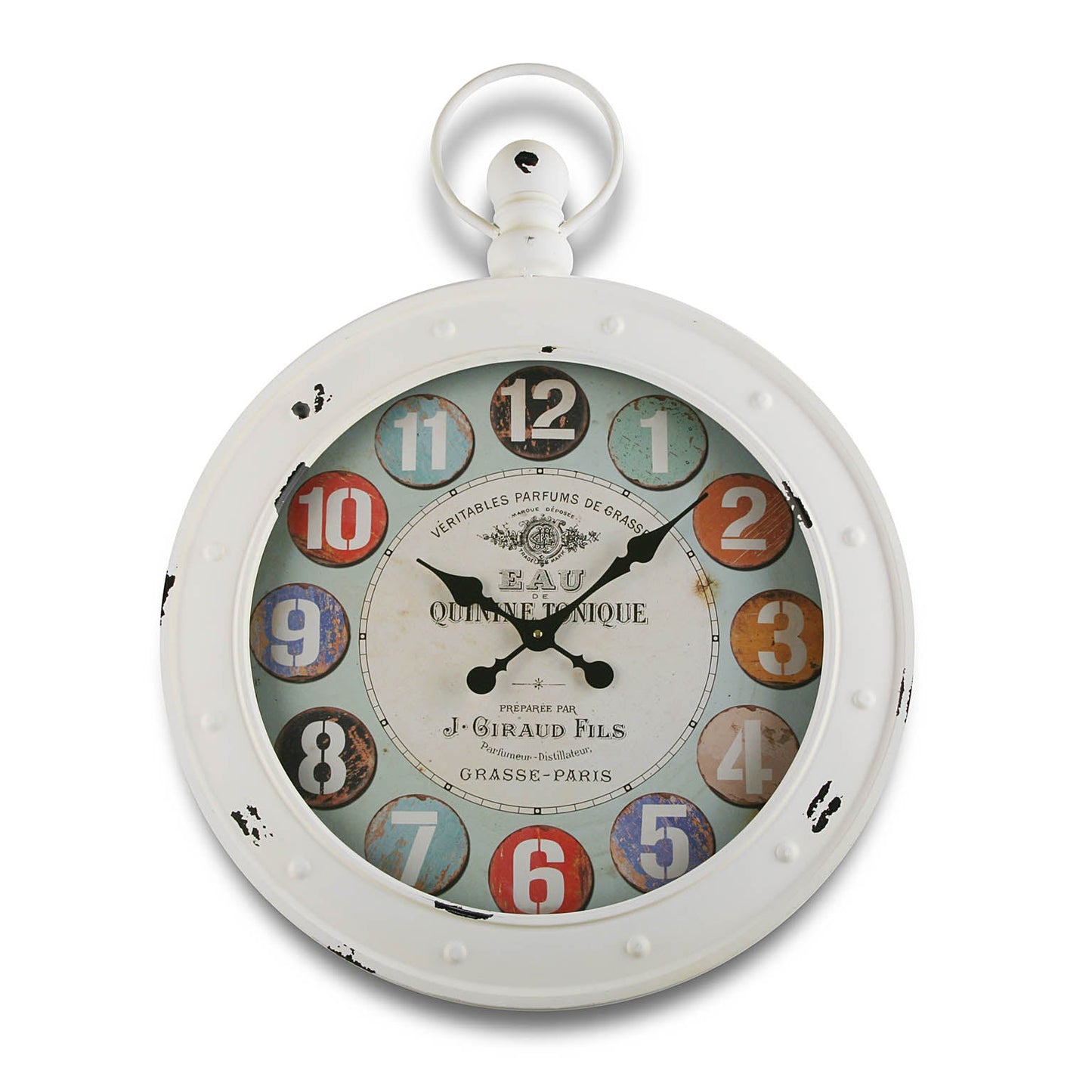 RELOJ DE PARED BLANCO 79X60CM Versaotoño