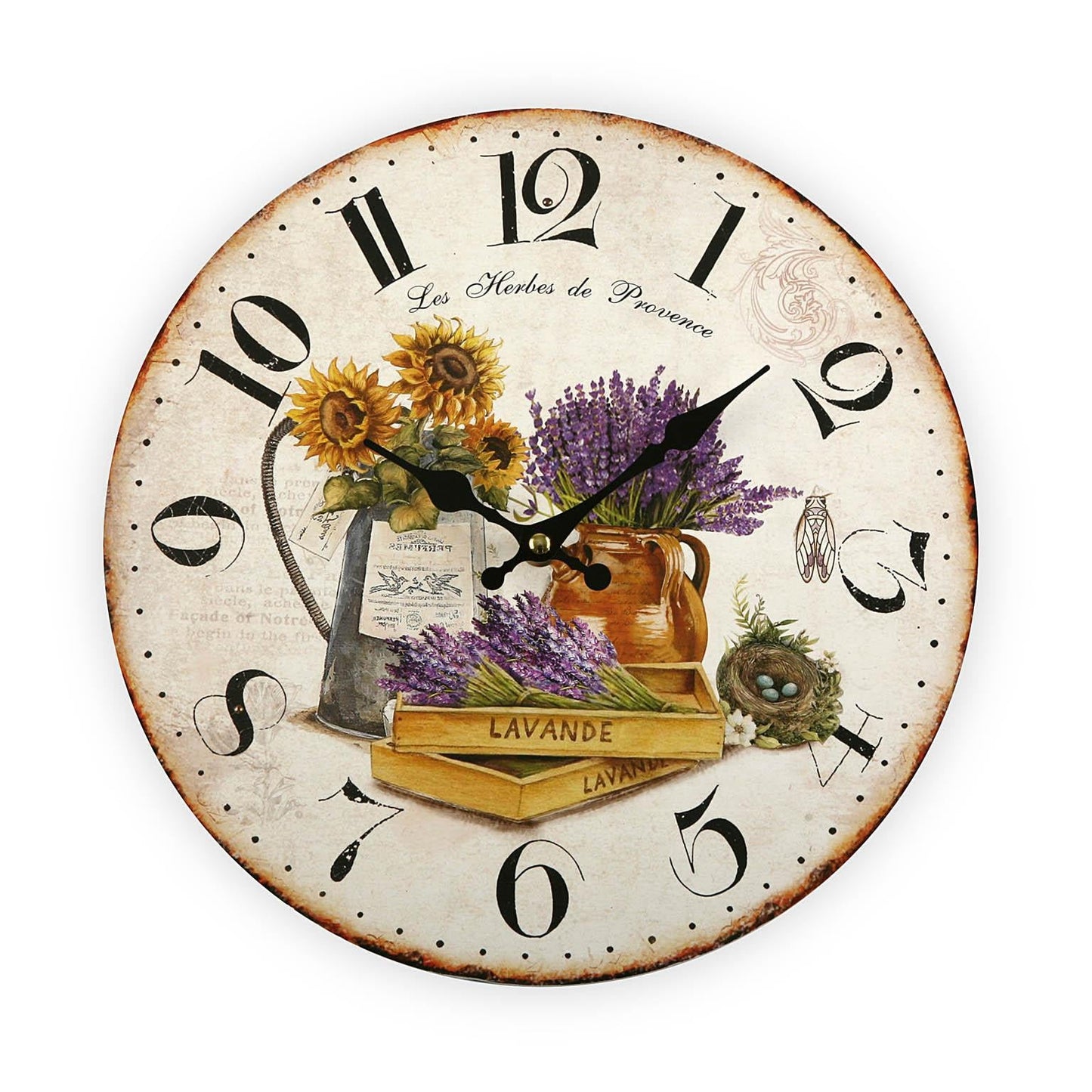 RELOJ DE PARED FLORES VERSA 2026 JUNIO