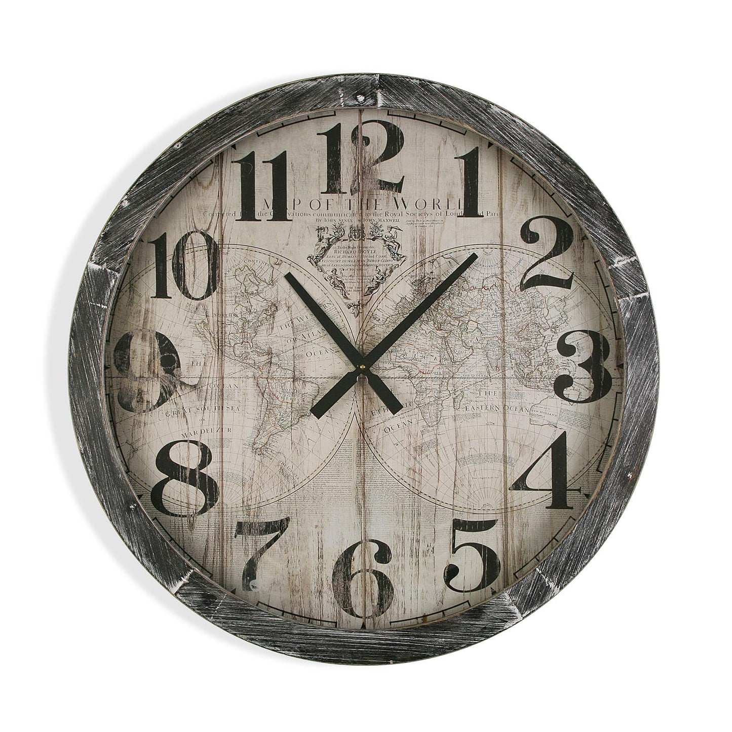 RELOJ PARED MAP WORLD 76.5CM VERSA 2026 JUNIO