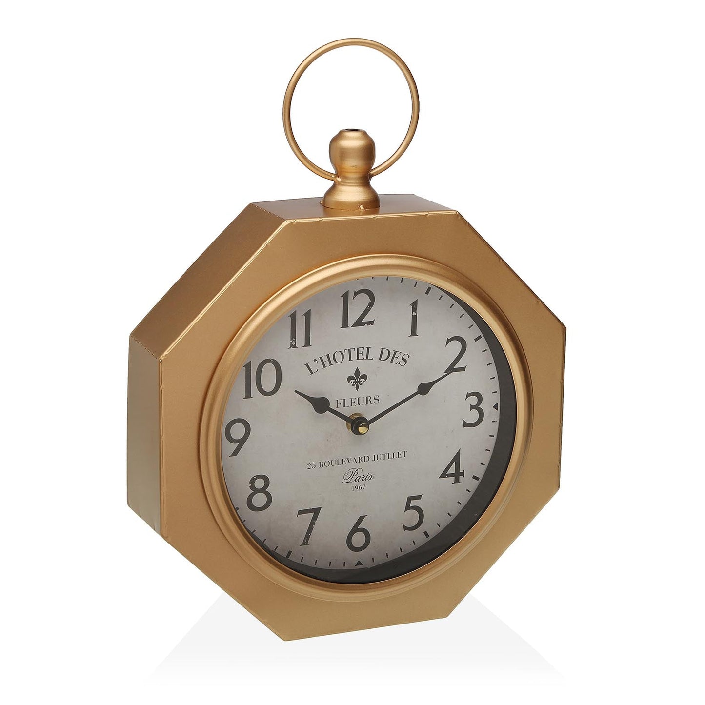 RELOJ PARED DORADO VERSA 2026 JUNIO