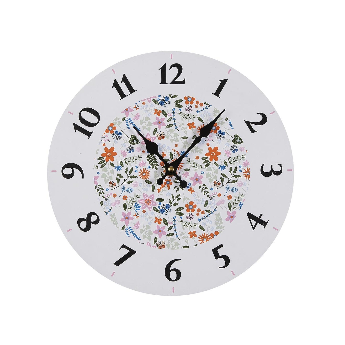 RELOJ DE PARED FLOWER ROSE 29CM VERSA 2026 JUNIO