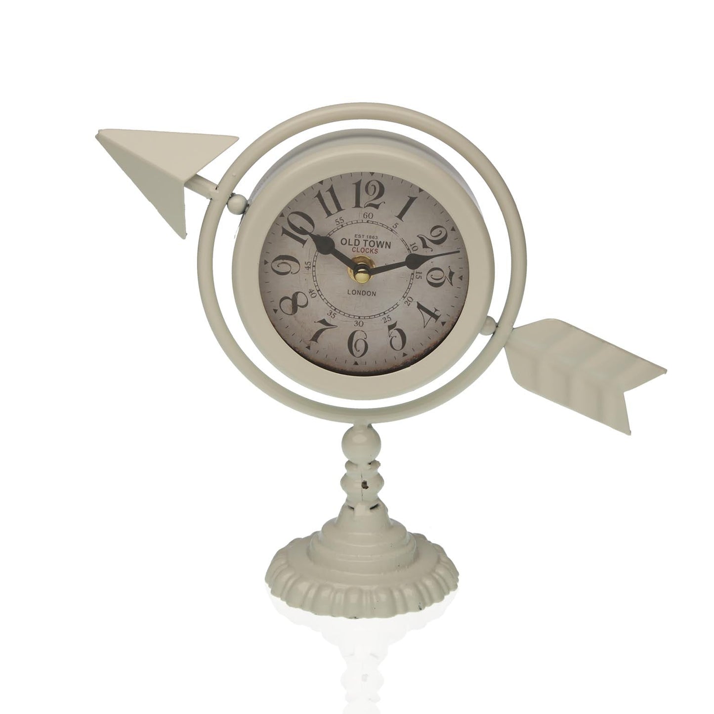 RELOJ MESA FLECHA BLANCO VERSA 2026 JUNIO