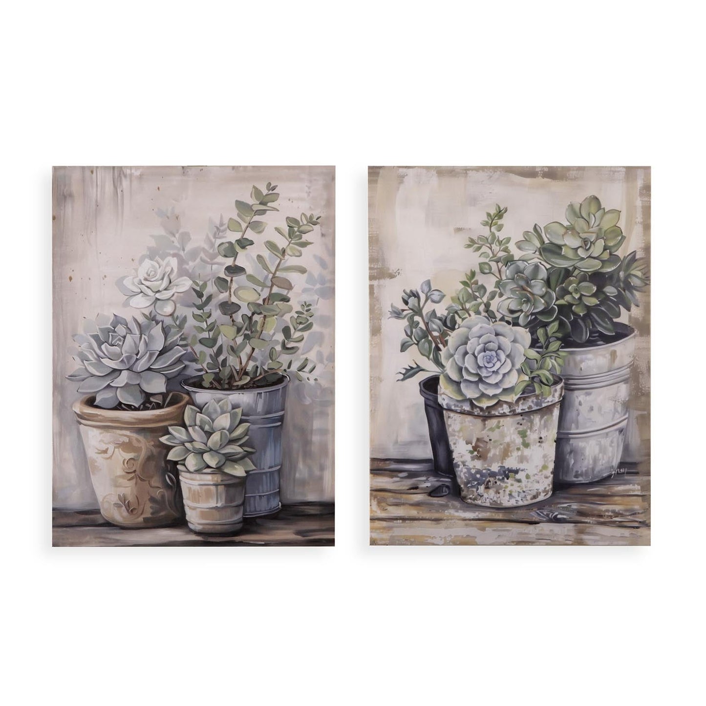 CUADRO SURTIDO LIENZO JARRONES 30 X 40 Versaotoño