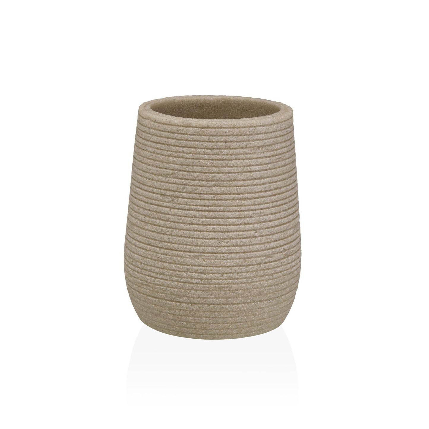 VASO PORTACEPILLOS BEIGE Versaotoño