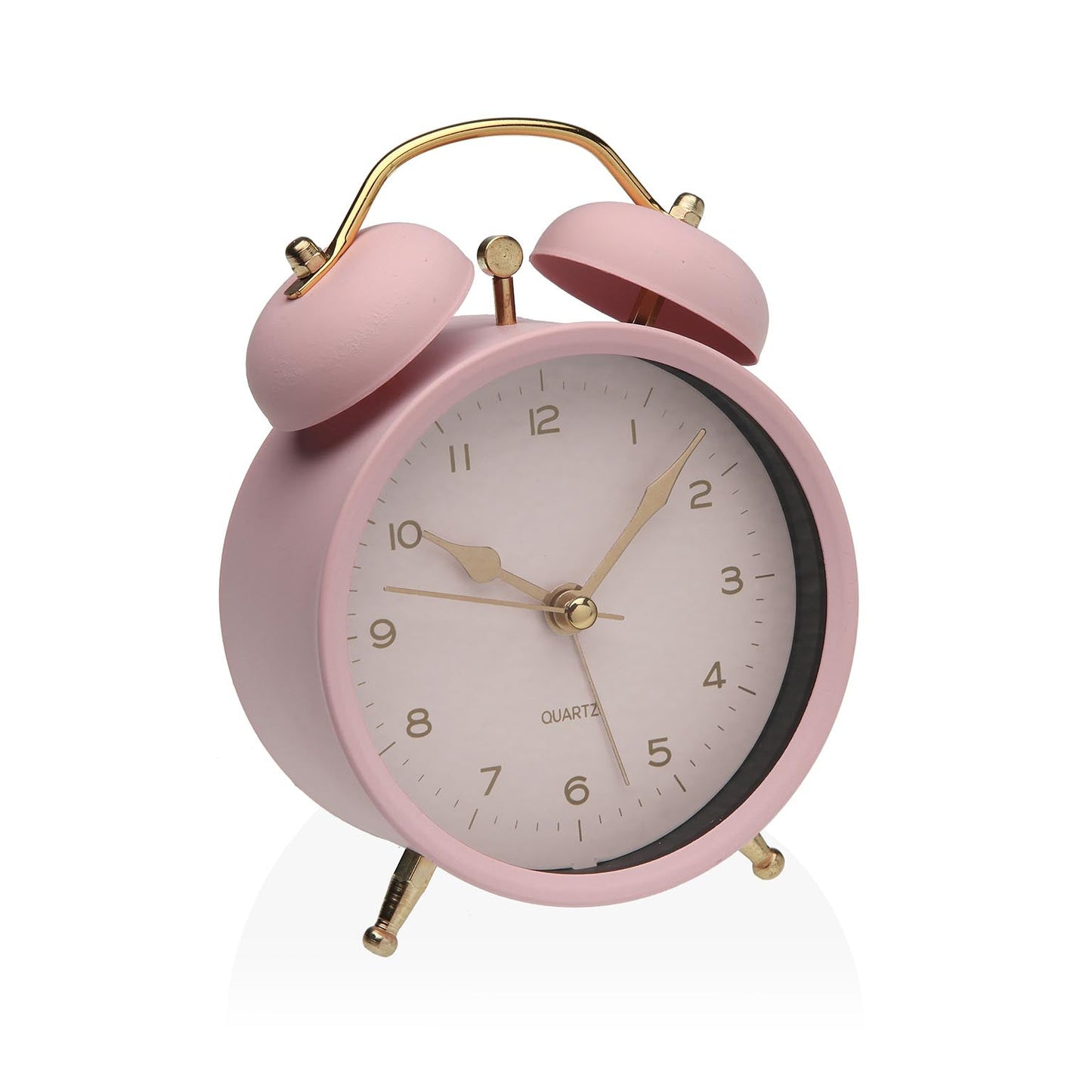 RELOJ DESPERTADOR ROSA 9.7CM VERSA 2026 JUNIO