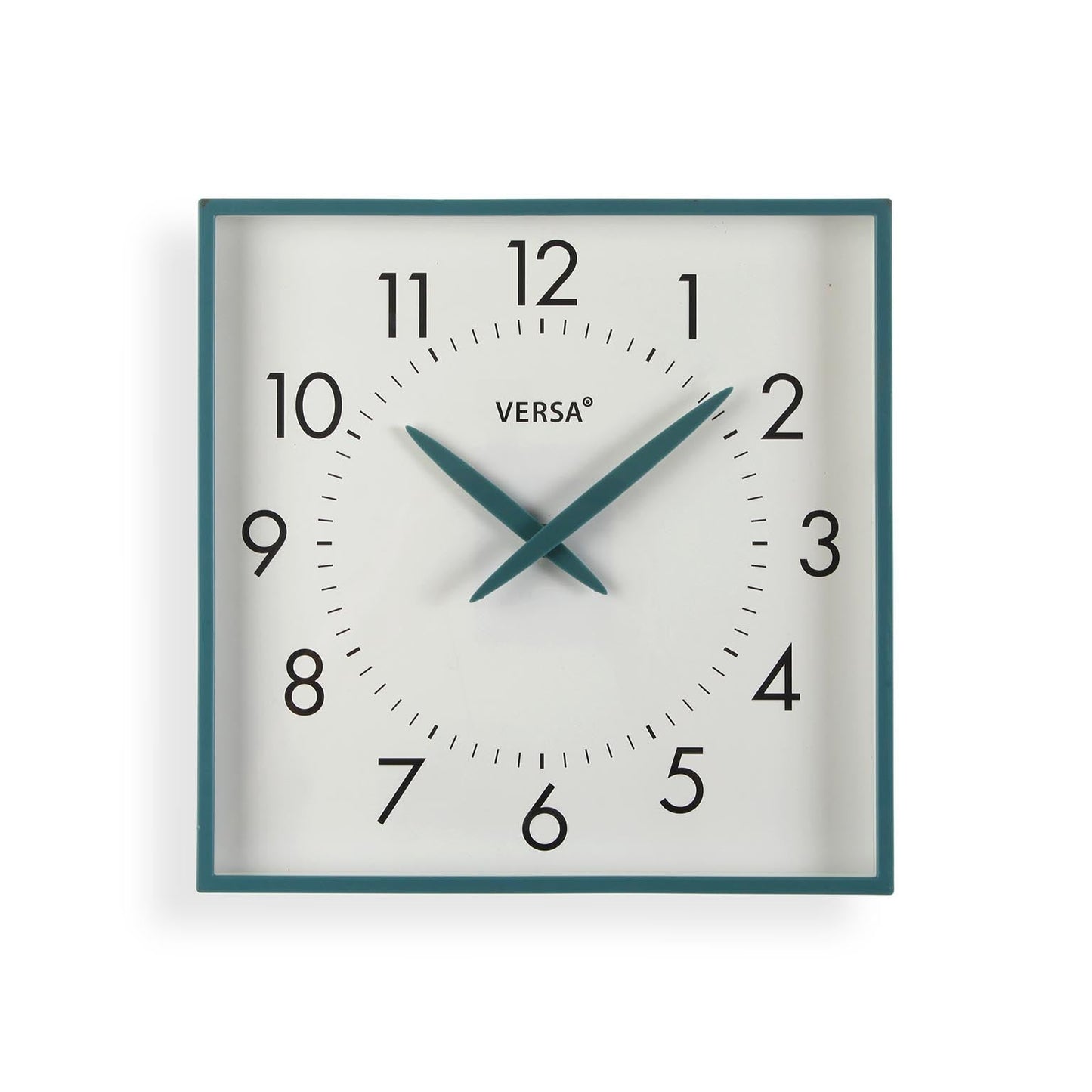 RELOJ DE PARED CUADRADO AZUL VERSA 2026 JUNIO