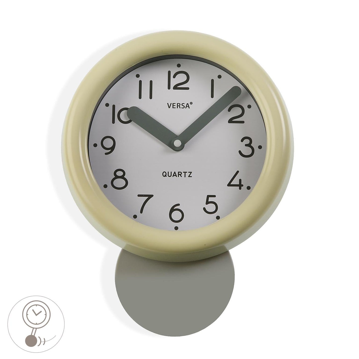 RELOJ COCINA BEIGE 19.5 CM Versaotoño