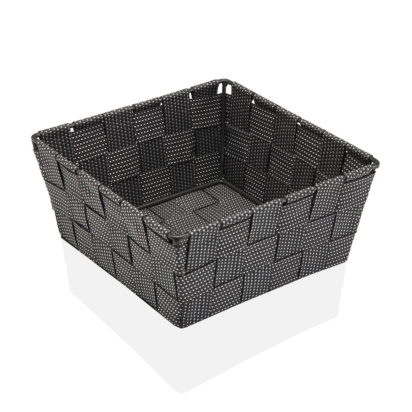 CESTA MEDIANA GRIS CON PUNTOS Versaotoño