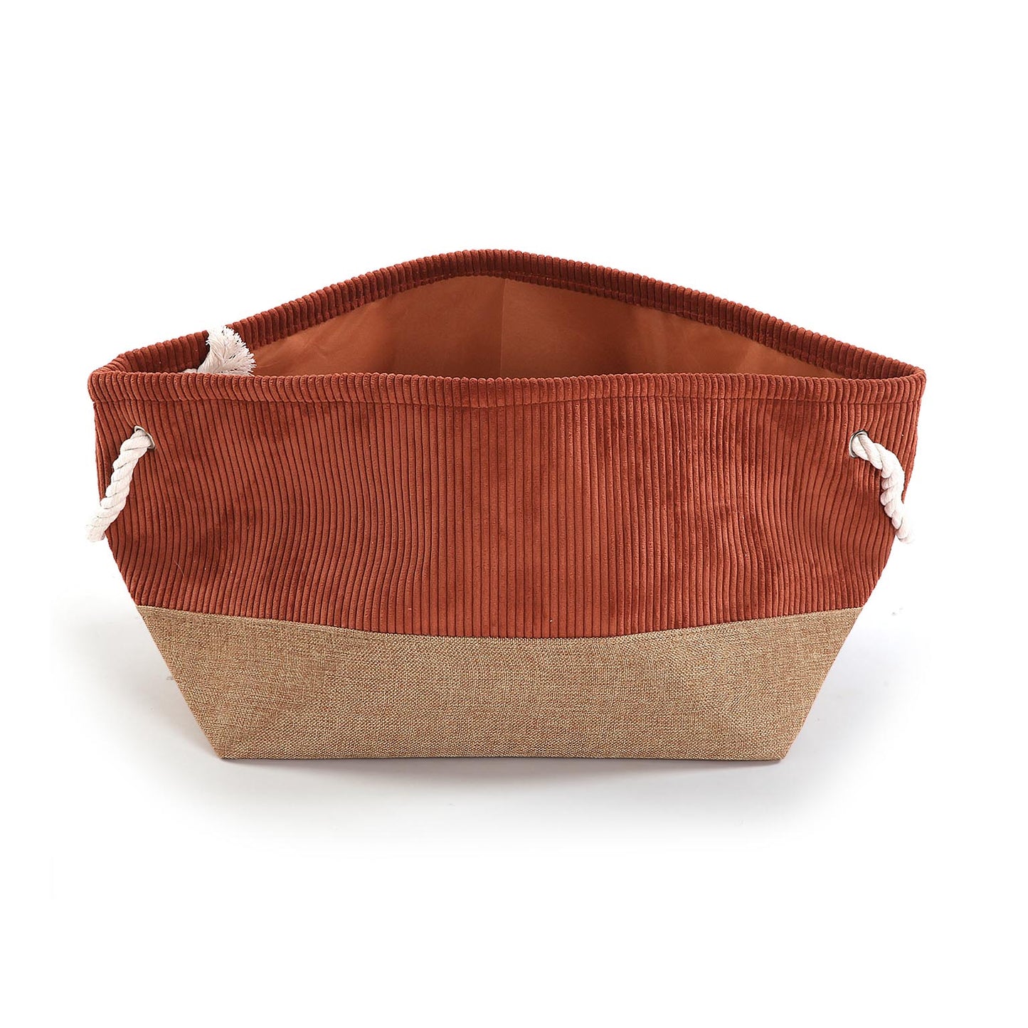 CESTA CORDUROY TERRACOTA Versaotoño