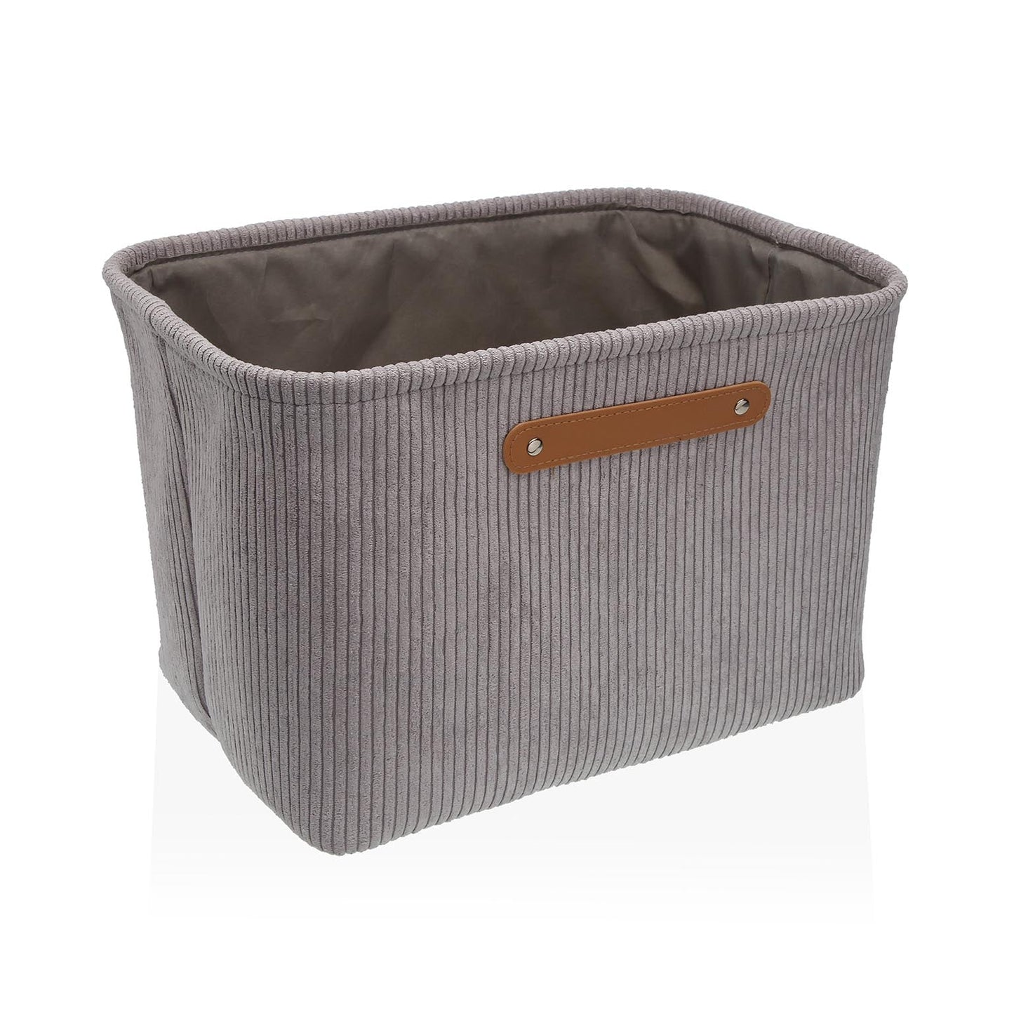 CESTA CORDUROY GRIS CL. RECT. VERSA 2026 JUNIO