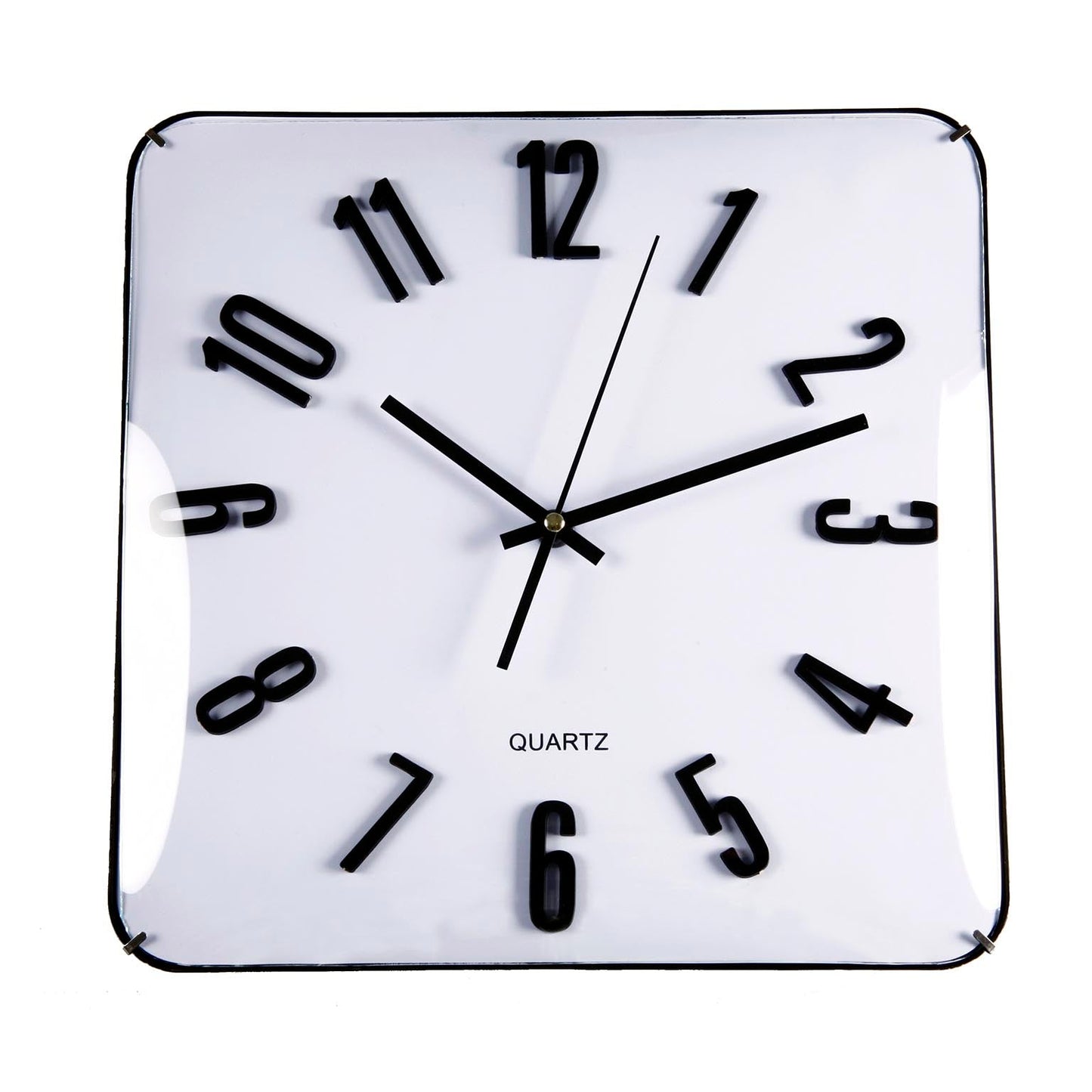 RELOJ CUADRADO BLANCO 31CM Versaotoño