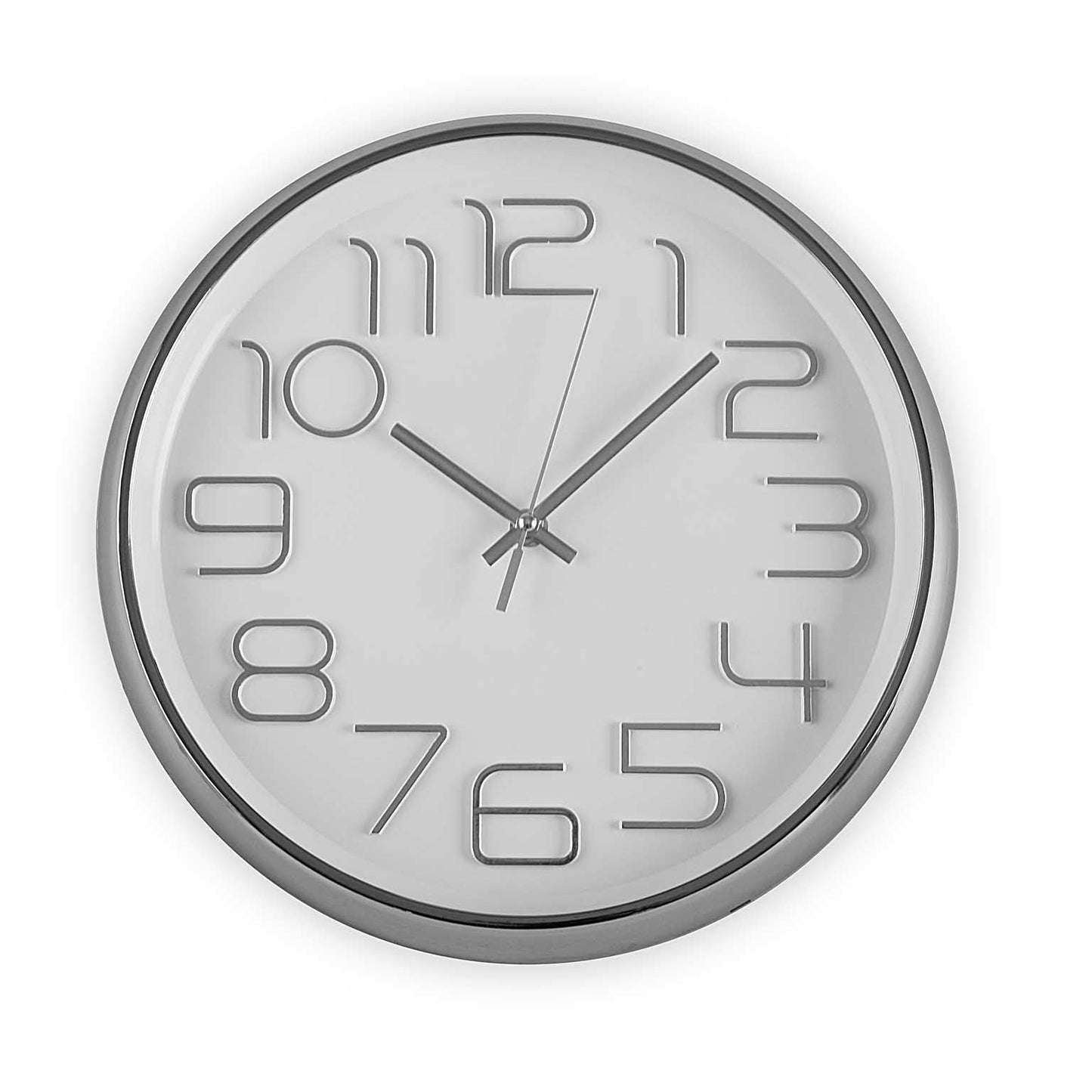 RELOJ COCINA PLATA 30 CM. VERSA 2026 JUNIO