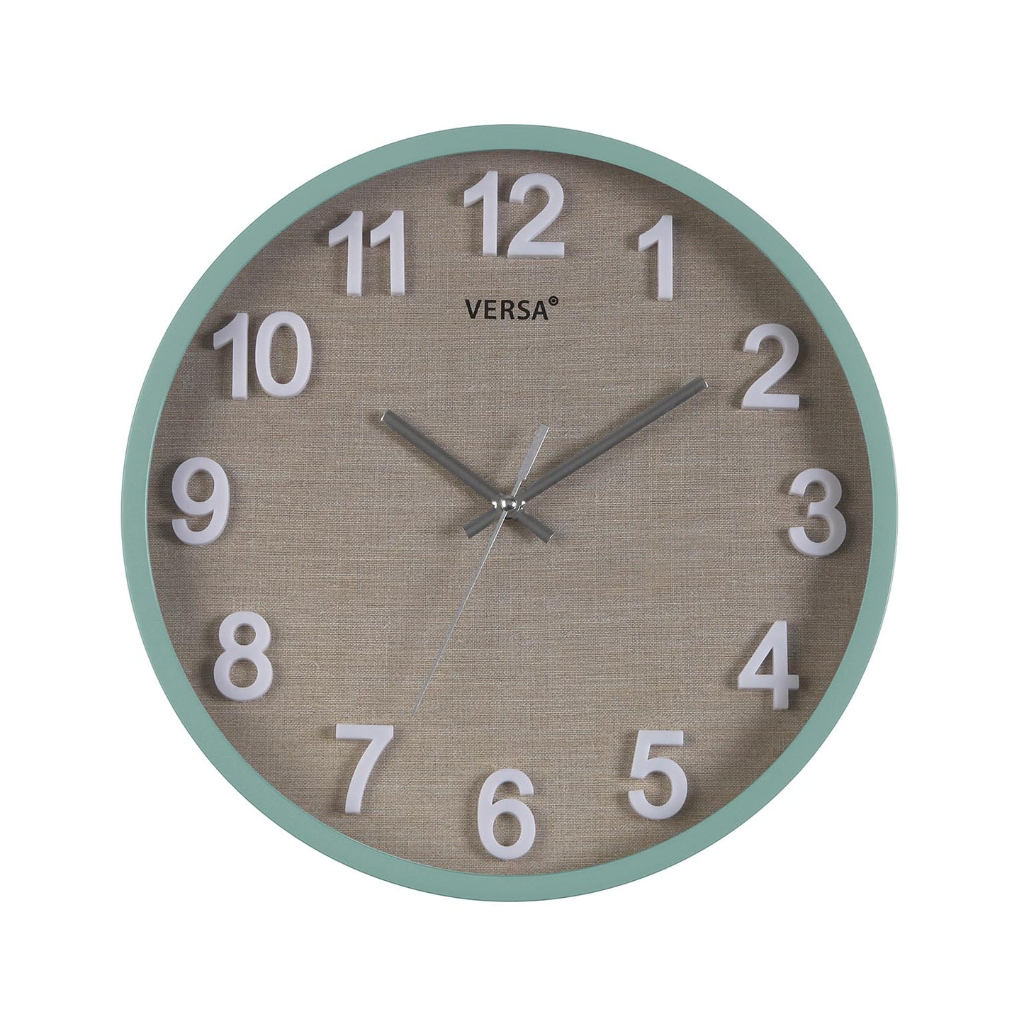 RELOJ DE PARED VESTA MINT 30 CM VERSA 2026 JUNIO