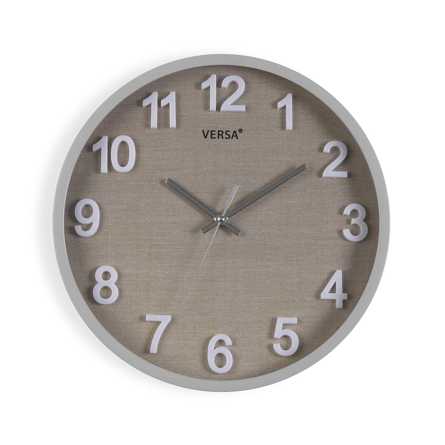 RELOJ DE PARED VESTA GRIS 30 CM VERSA 2026 JUNIO