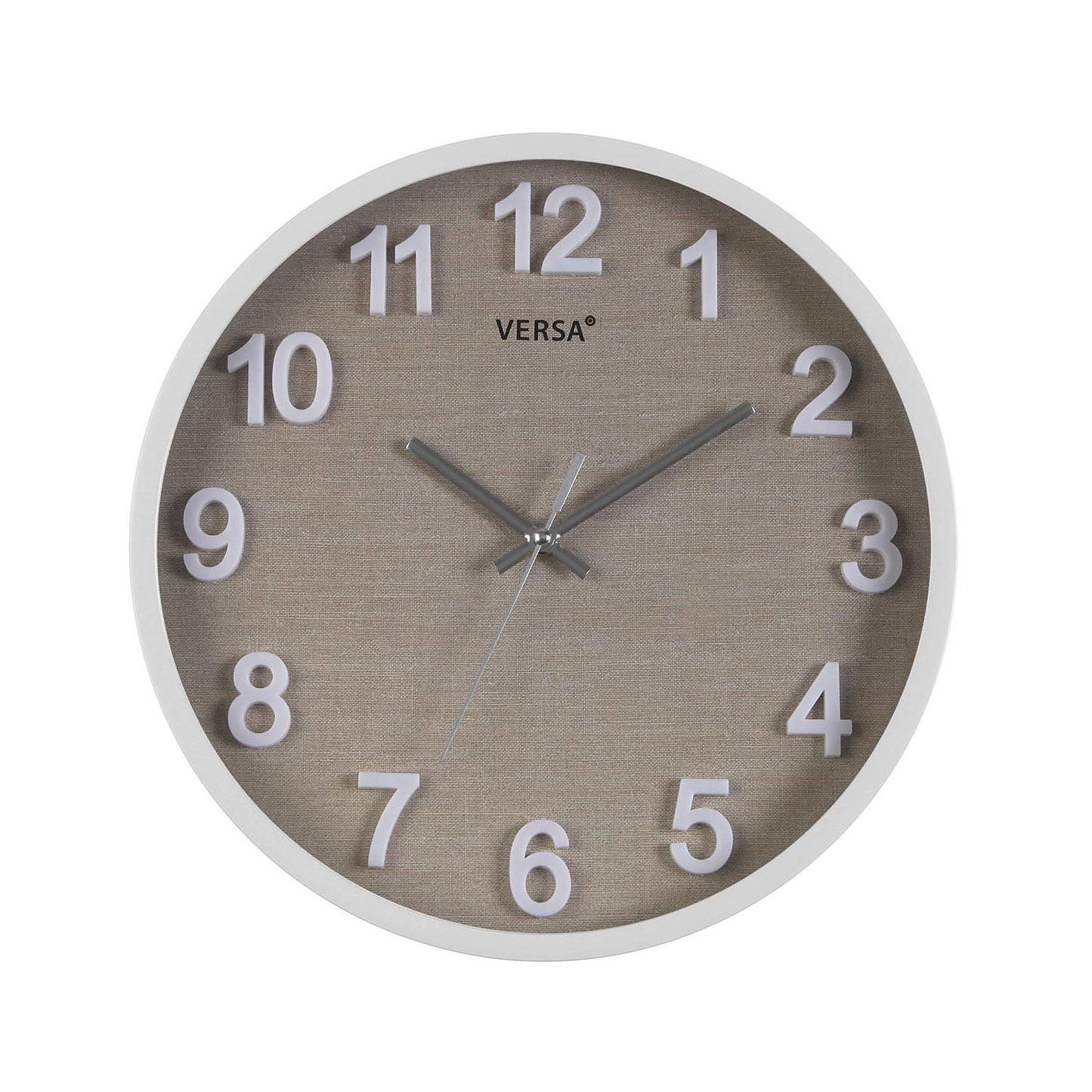 RELOJ DE PARED VESTA BLANCO 30 CM VERSA 2026 JUNIO