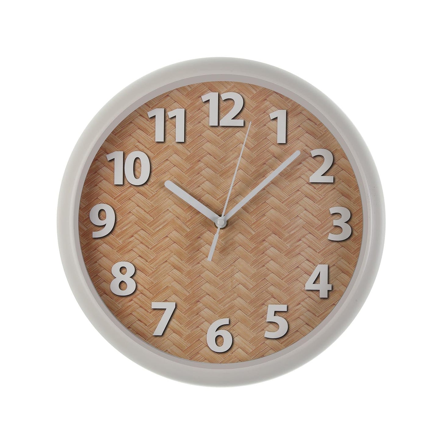 RELOJ DE PARED NATURAL 30 CM VERSA 2026 JUNIO