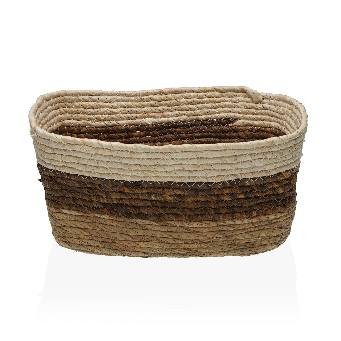 CESTA RECTANGULAR MARRON VERSA 2026 JUNIO