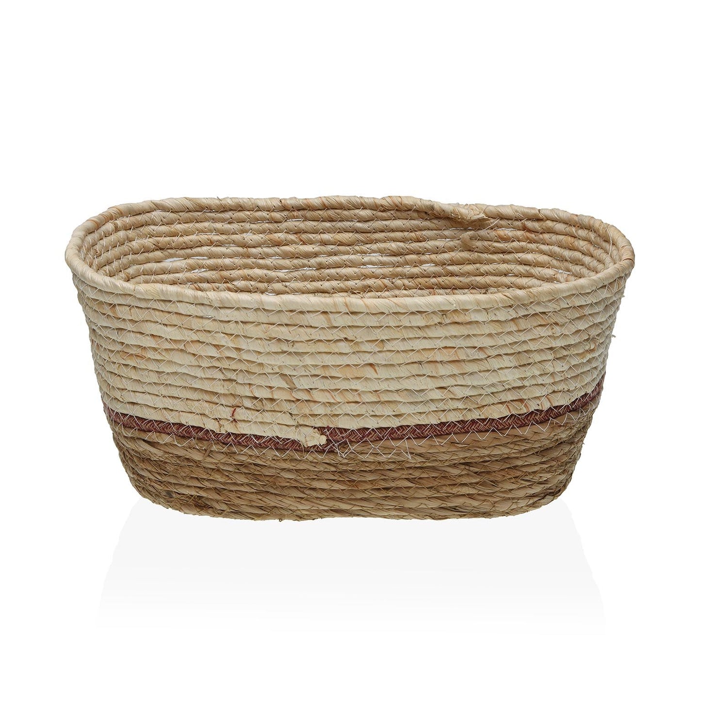 CESTA RECTANGULAR BEIGE Versaotoño