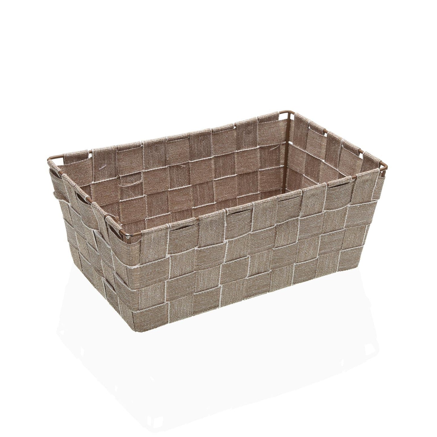 CESTA CUADRADA DE 27 x 17 BEIGE VERSA 2026 JUNIO