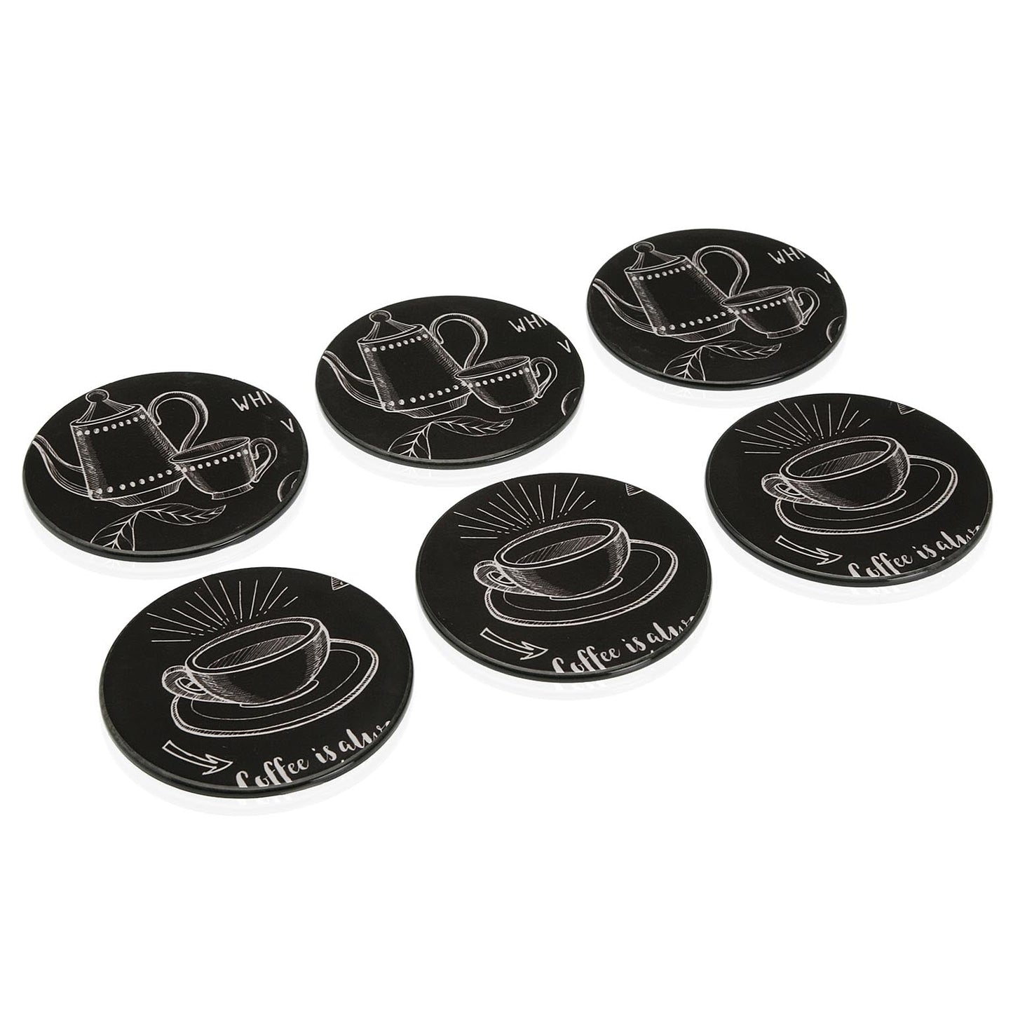 SET 6 POSAVASOS PIZARRA VERSA 2026 JUNIO