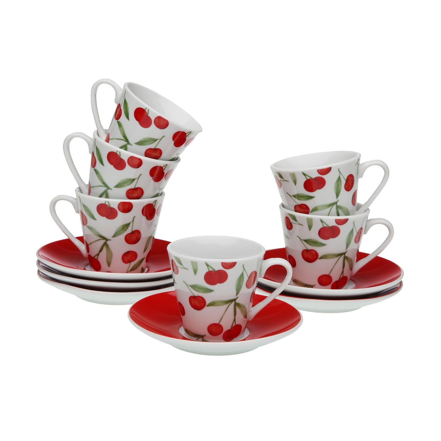 SET 6 TAZAS CAFE CHERRIES VERSA 2026 JUNIO