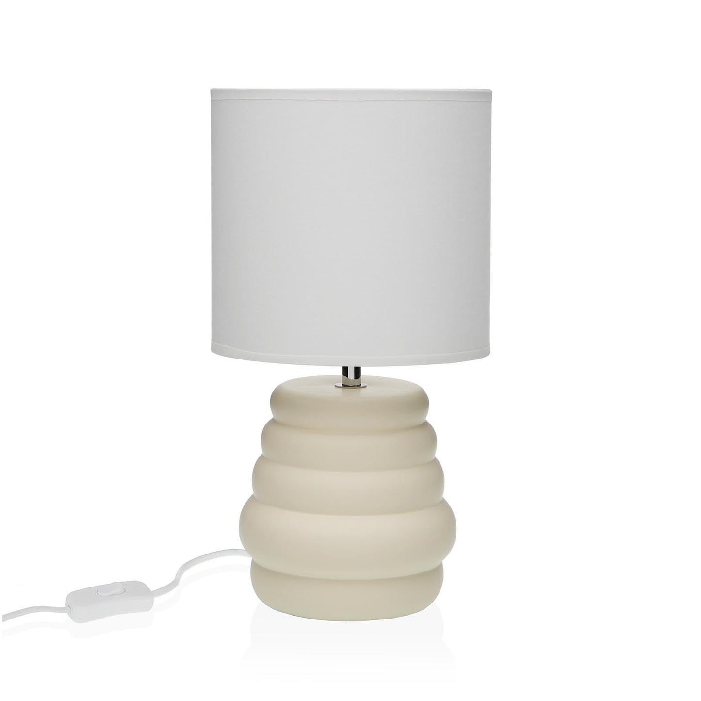 LAMPARA DE MESA BEIGE Versaotoño