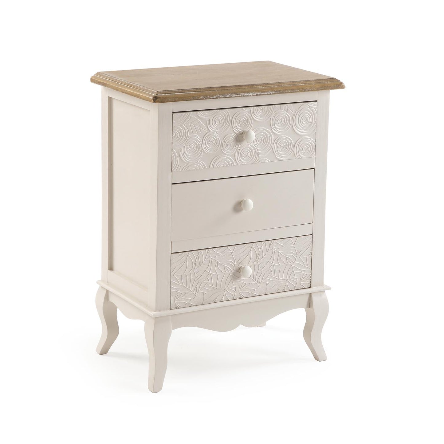 MESITA DE NOCHE 3 CAJONES TENNY Versaotoño