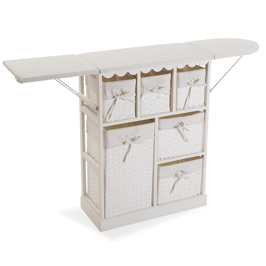 MUEBLE C/ CESTAS  BLANCO BASIC Versaotoño