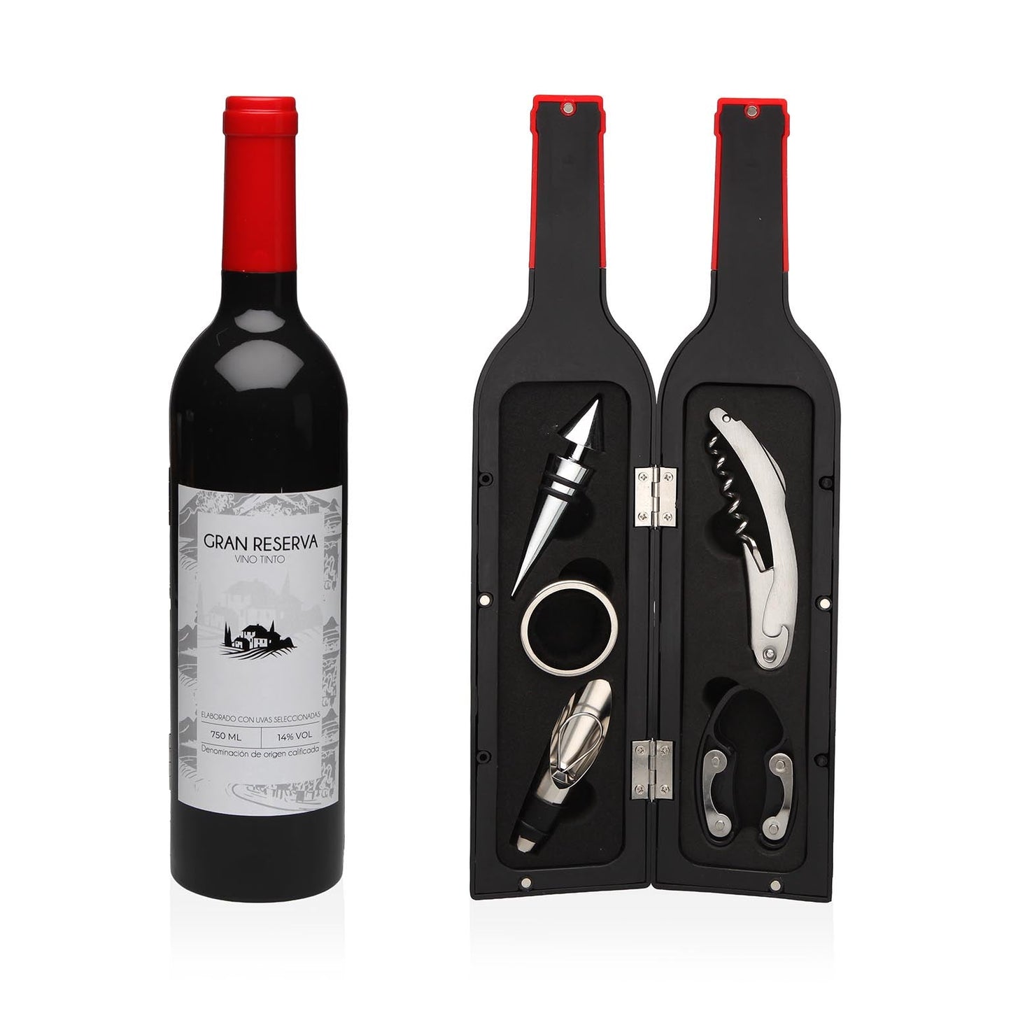 SET BOTELLA 5 UTENSILIOS GRAN RESERVA VERSA 2026 JUNIO