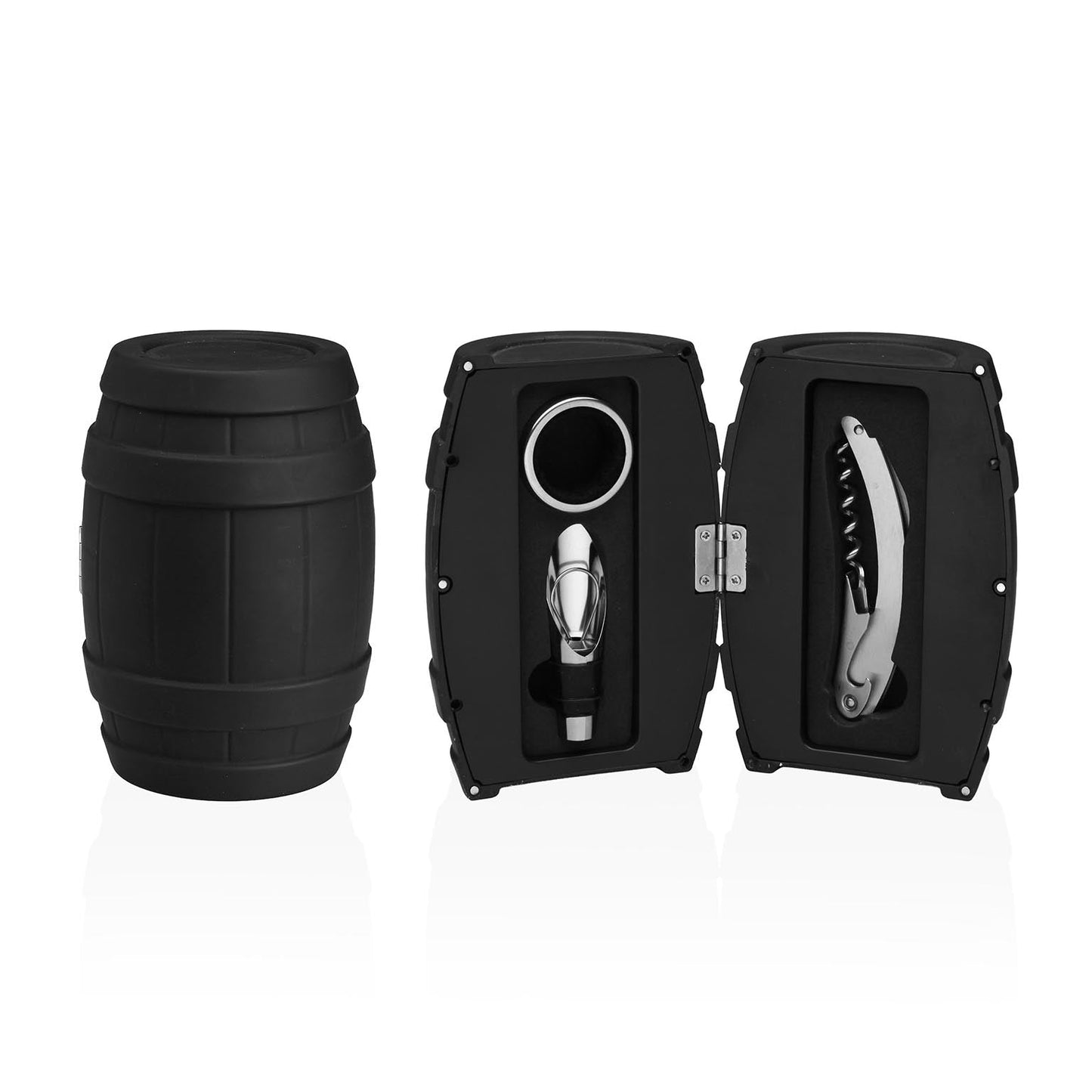 SET VINO BARRIL 3 ACCESORIOS VERSA 2026 JUNIO
