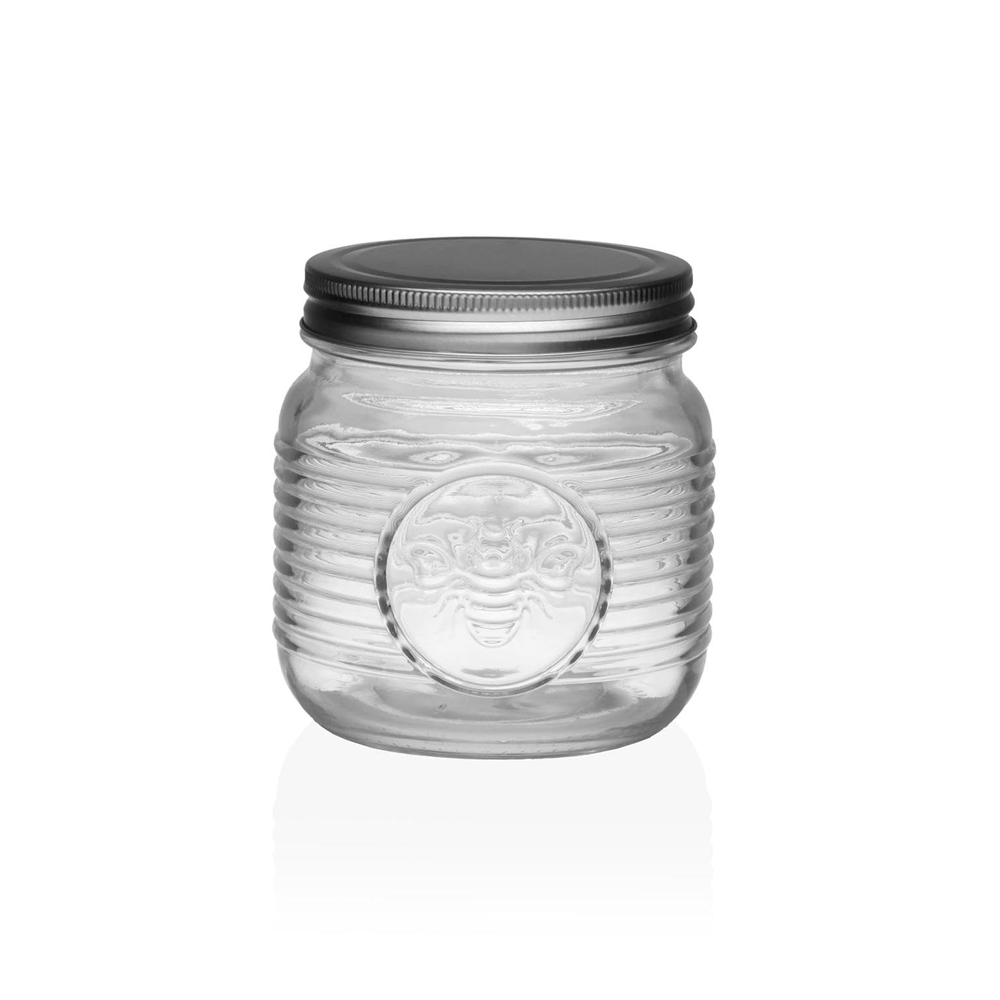 TARRO CRISTAL ABEJA CON TAPA 750ML VERSA 2026 JUNIO