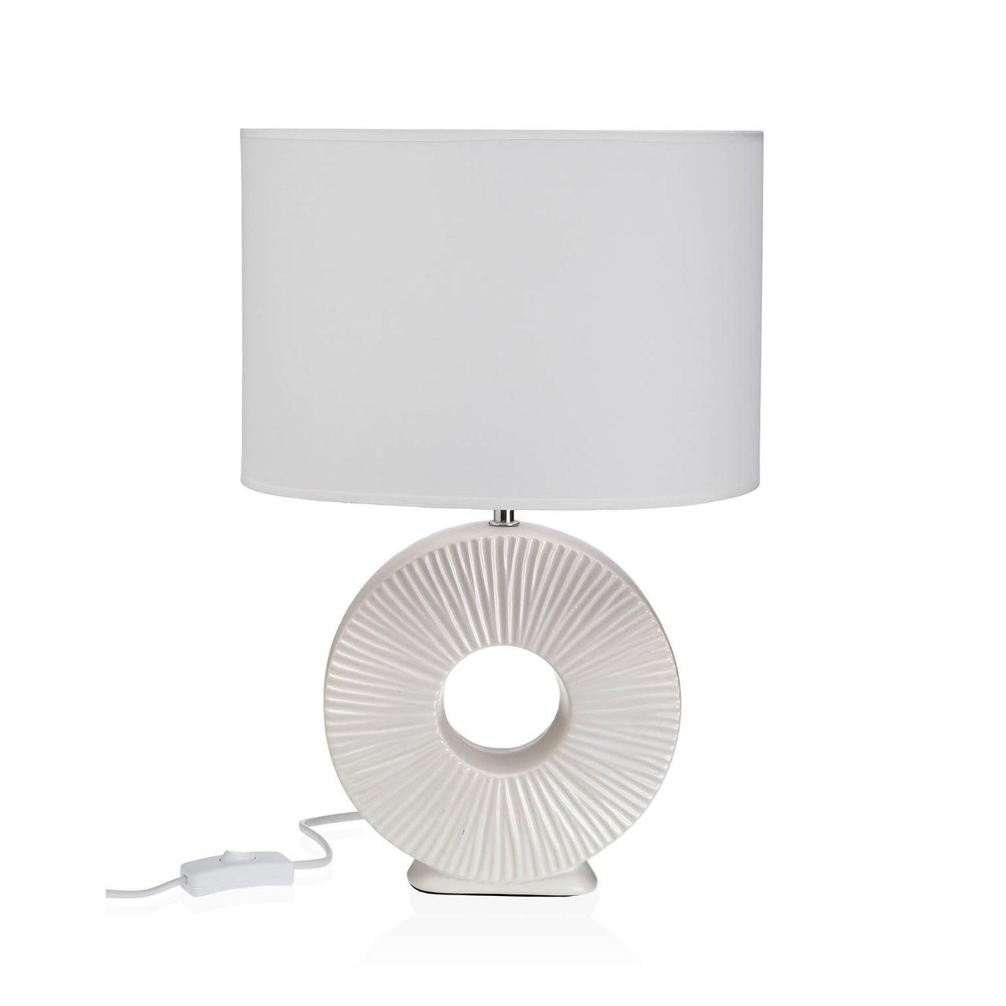 LÁMPARA DE MESA CERAMICA AGERA BLANCA VERSA 2026 JUNIO