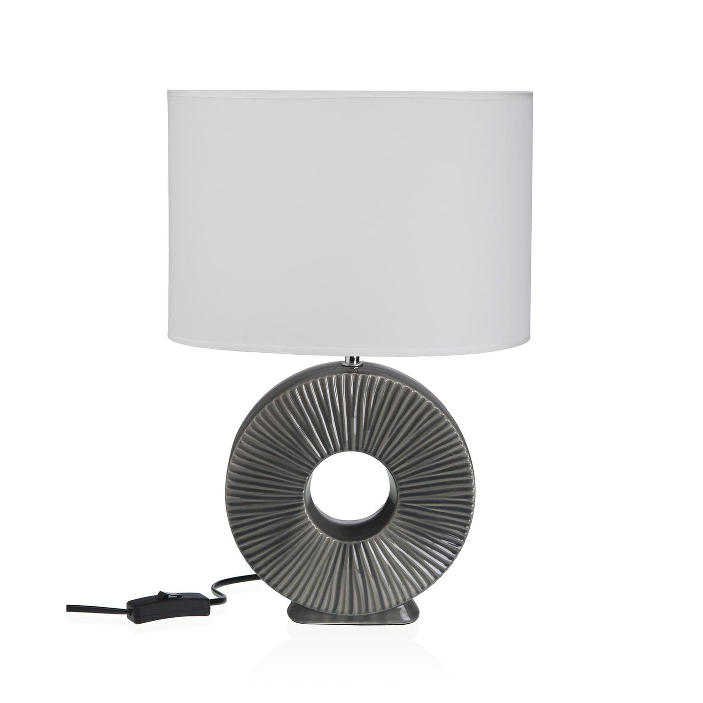 LÁMPARA DE MESA CERAMICA AGERA BEIGE VERSA 2026 JUNIO