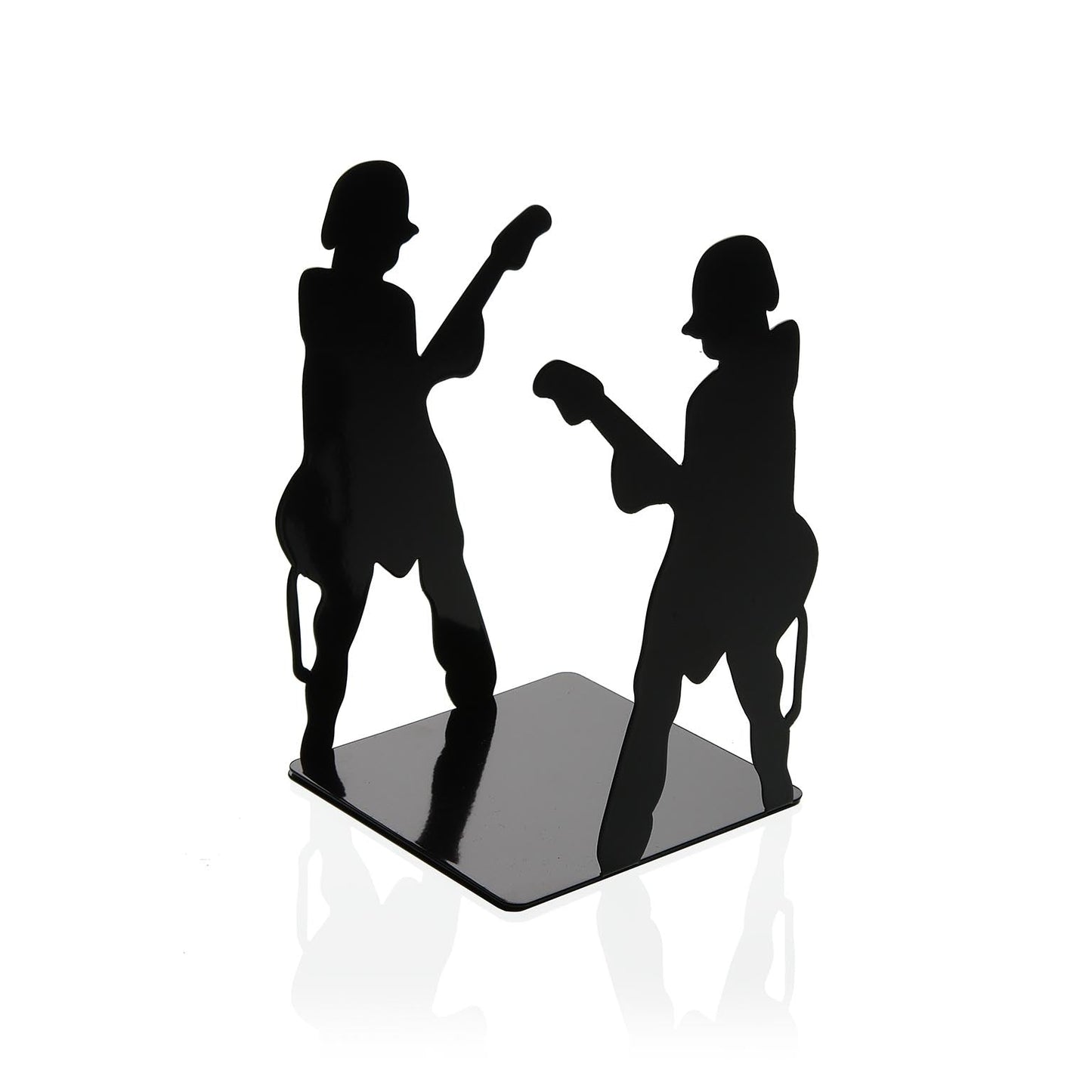 SUJETALIBROS METALICO GUITARRISTAS Versaotoño