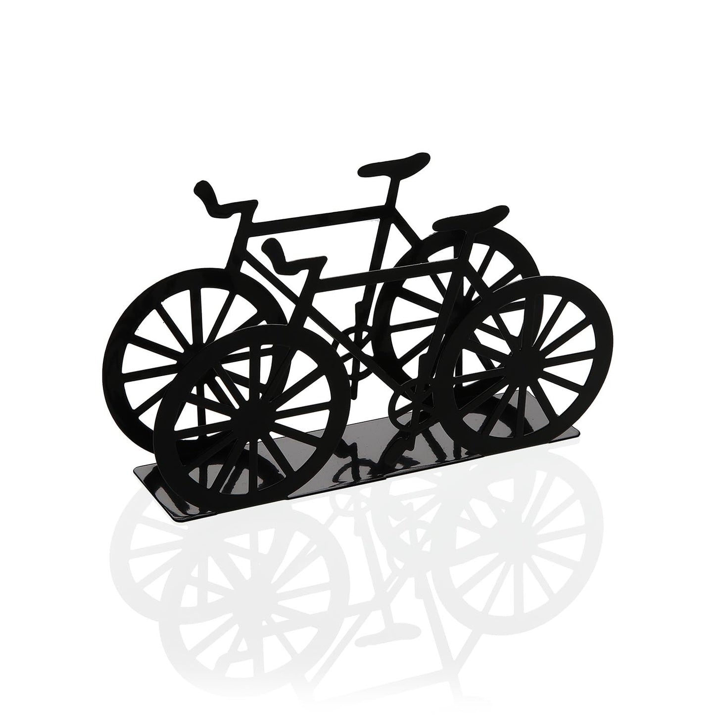 SERVILLETERO BICI METALICA NEGRA Versaotoño