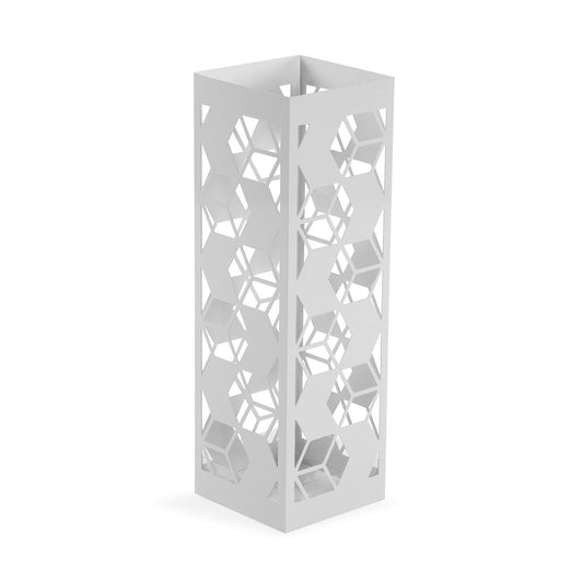 PARAGUERO METALICO BLANCO "GEOMETRICO" Versaotoño