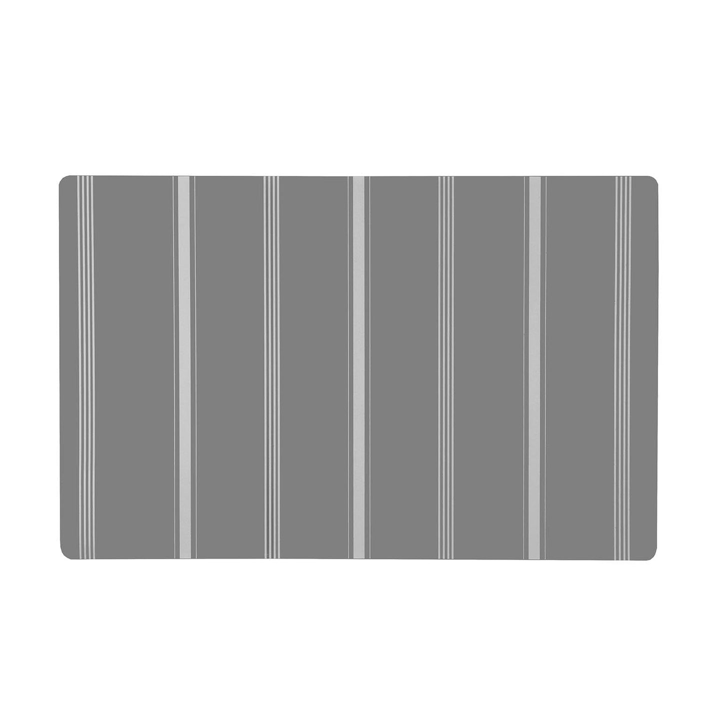 SALVAMANTEL GRIS RAYAS BLANCAS VERSA FEBRERO
