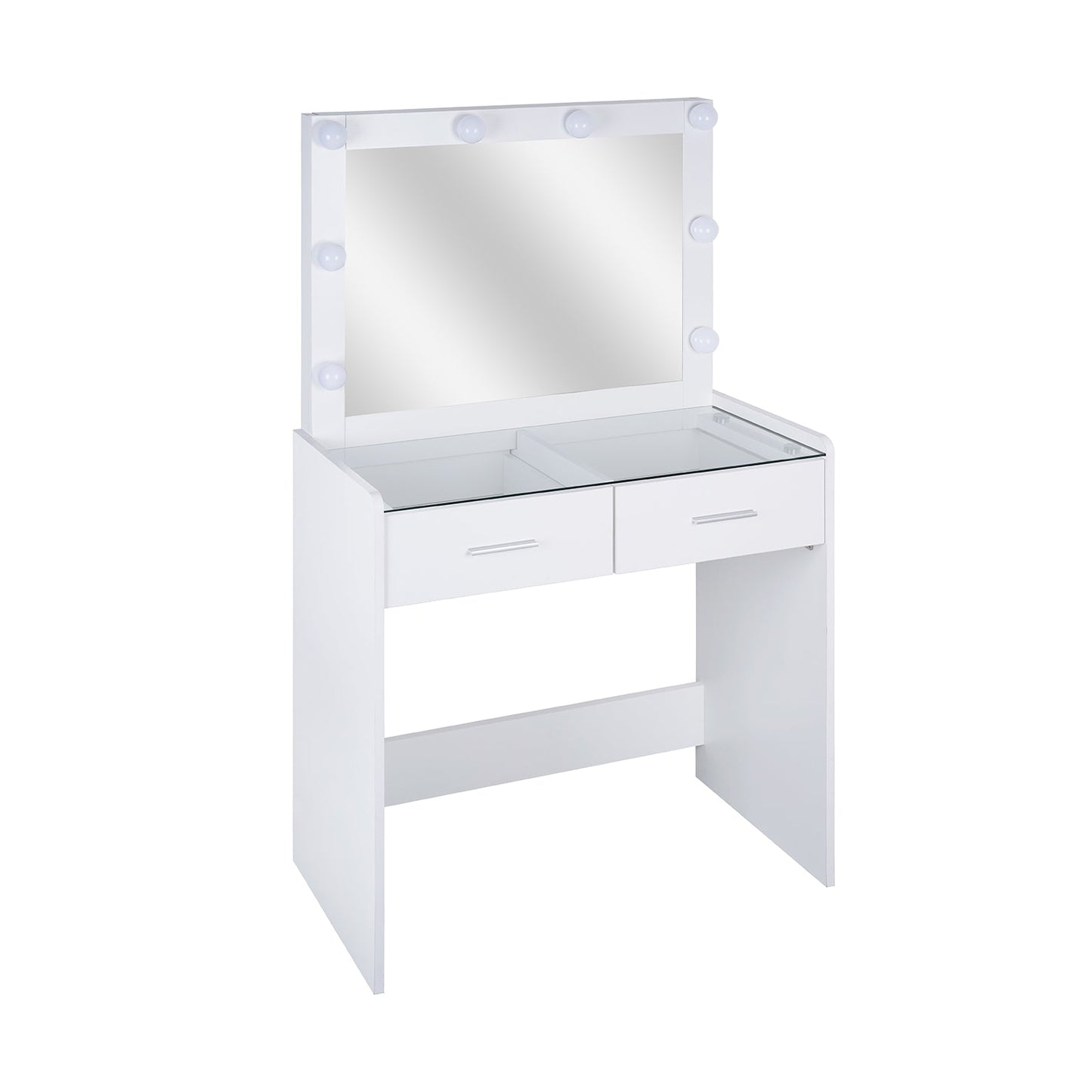 TOCADOR BLANCO CON LUCES LED VERSA 2026 JUNIO