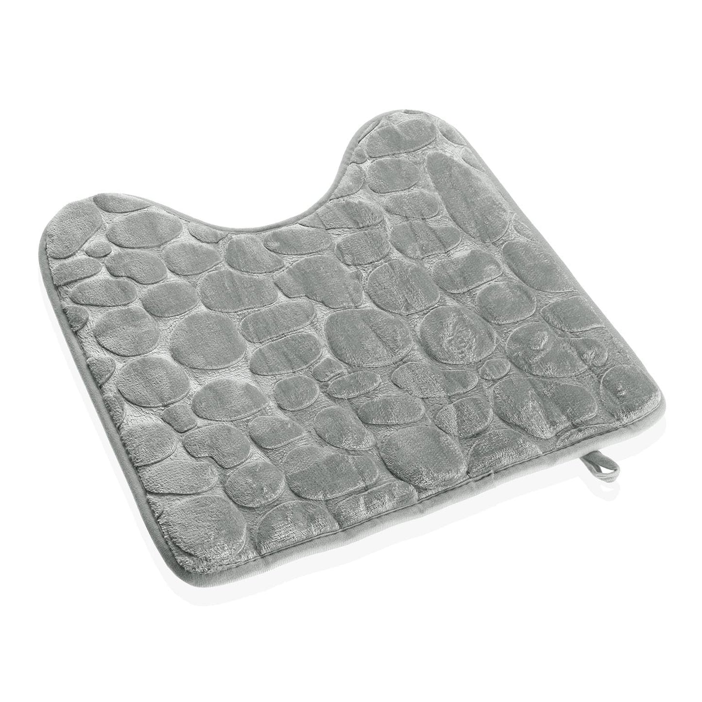 ALFOMBRA BAÑO GRIS Versaotoño