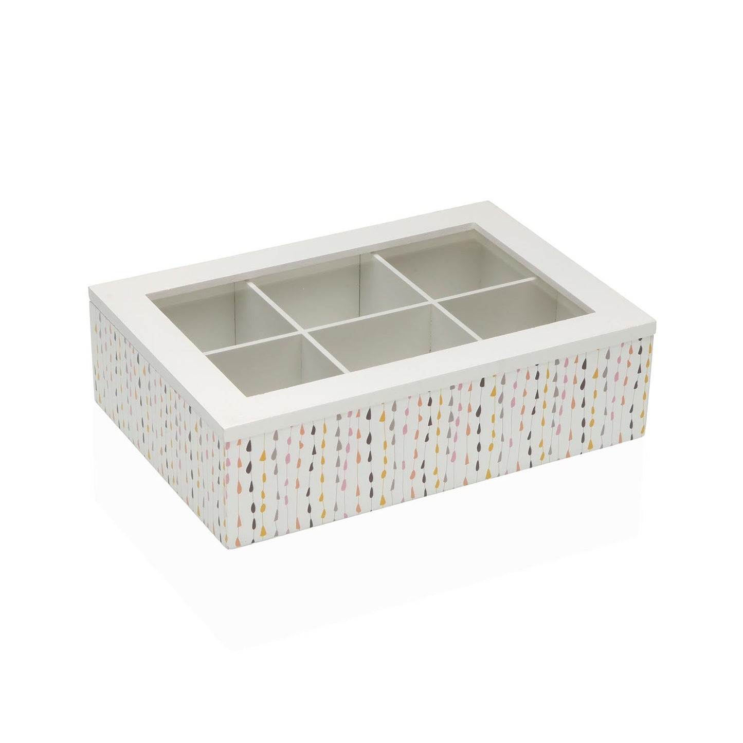 CAJA DE TE NORDIC DROPS 6 COMPARTIMENTOS