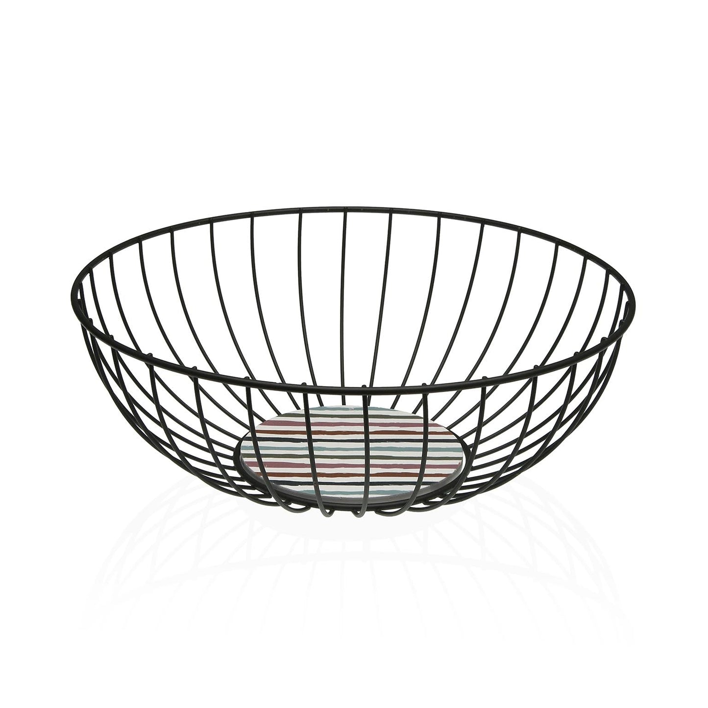 CESTA METALICA NEGRA LIGNE Versaotoño
