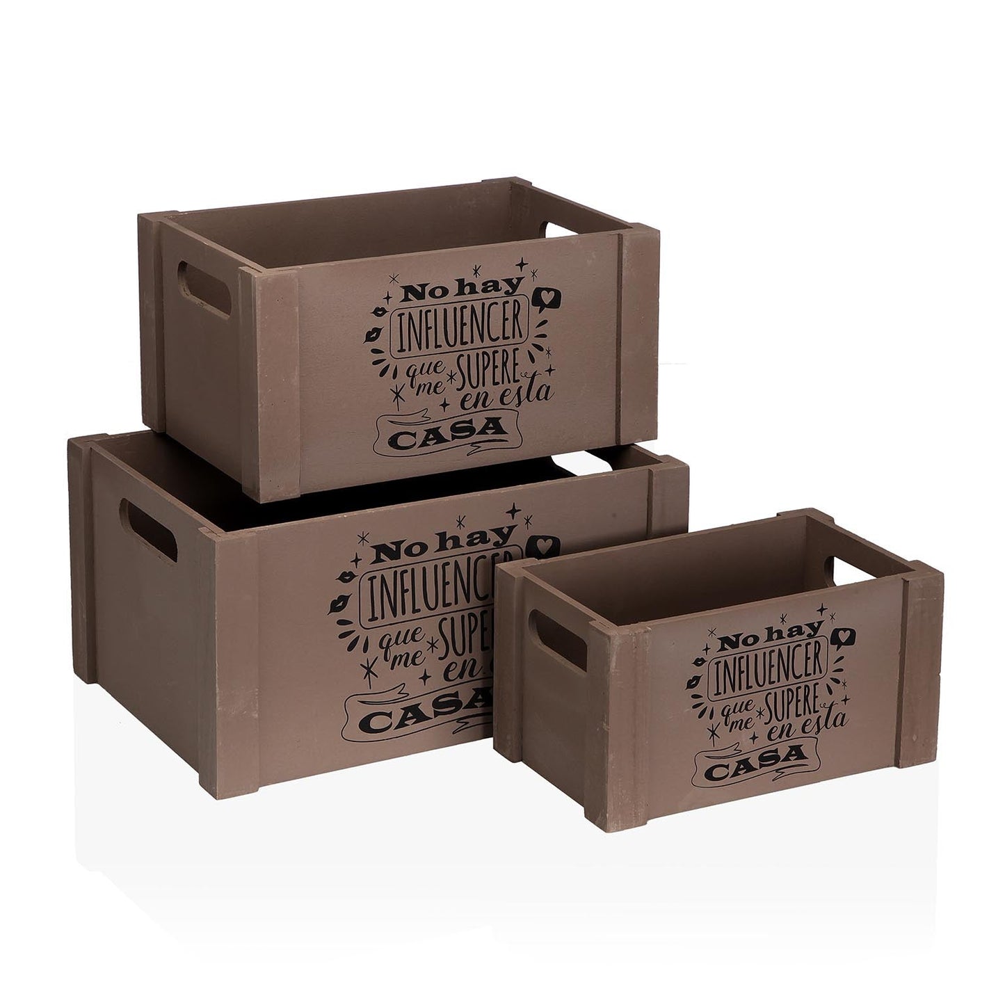 SET 3 CAJAS MADERA INFLUENCER VERSA 2026 JUNIO