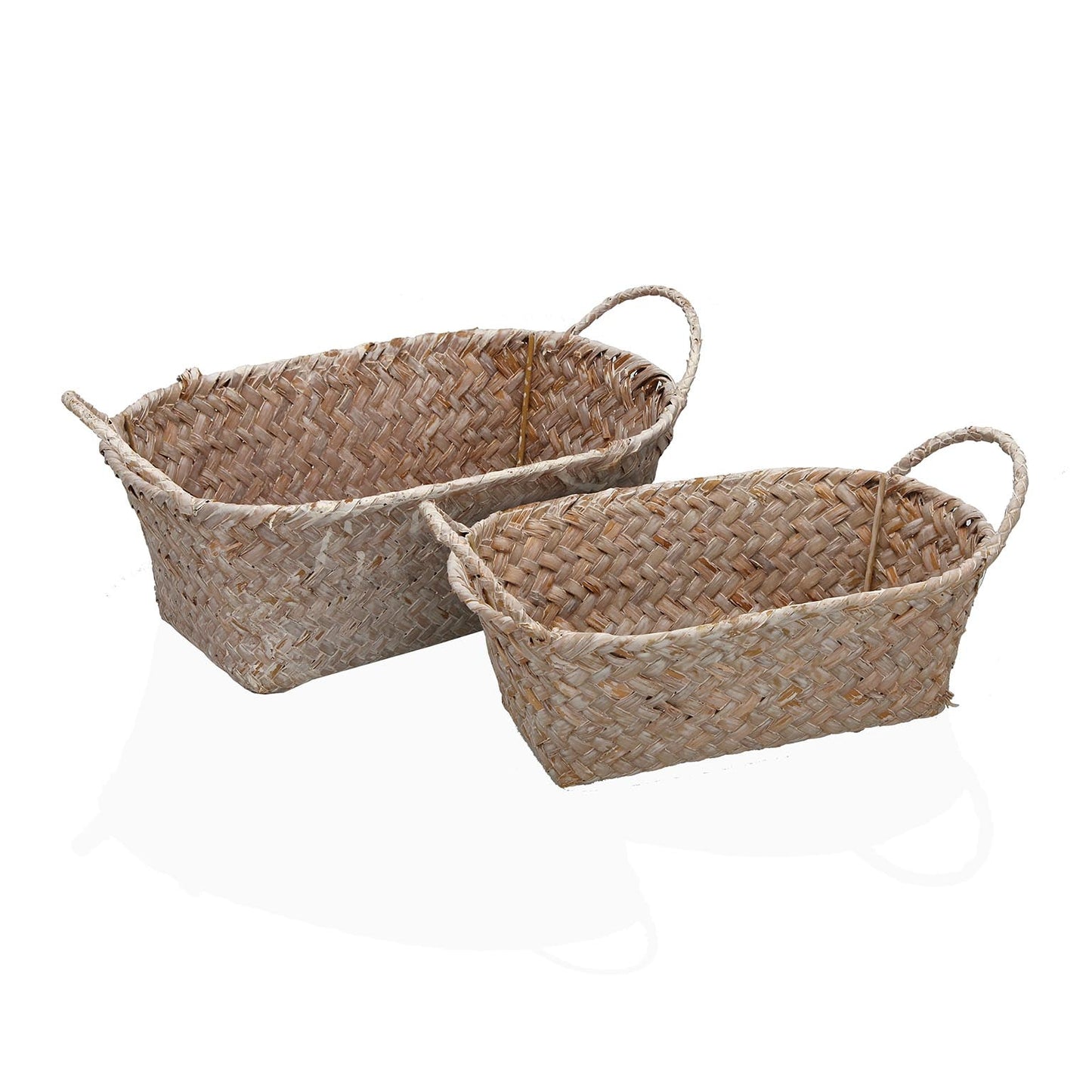 SET DE 2 CESTAS REDONDAS CON ASAS Versaotoño