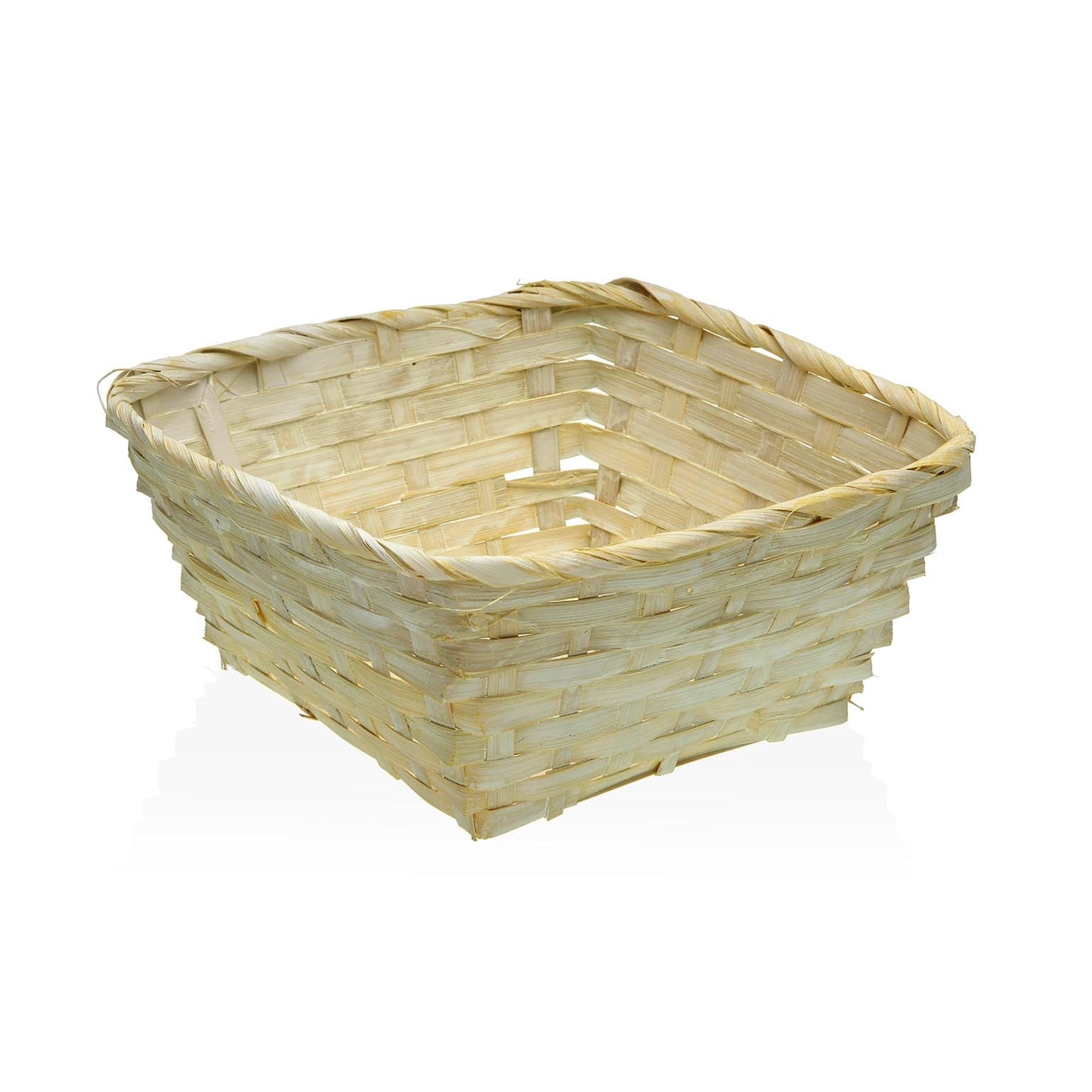 CESTA CUADRADA AMARILLA 20CM Versaotoño