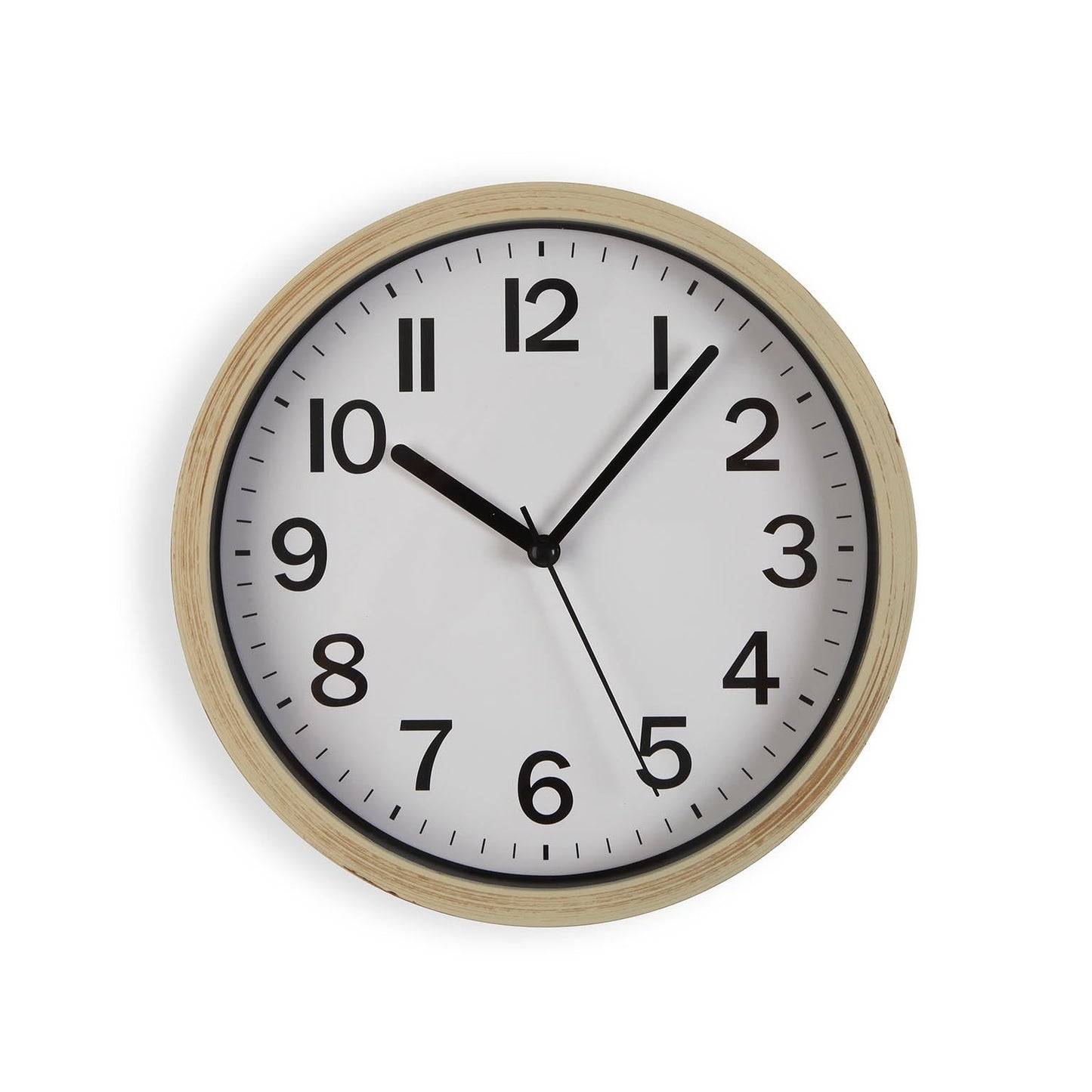 RELOJ DE PARED SIMIL MADERA 22CM