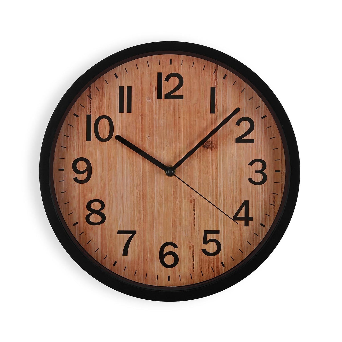 RELOJ DE PARED EFECTO MADERA 30CM VERSA 2026 JUNIO