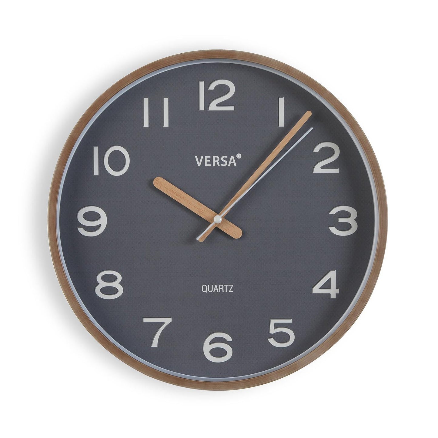 RELOJ GRIS OSCURO 30 CM VERSA 2026 JUNIO